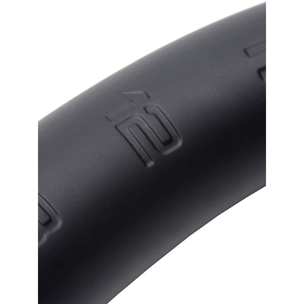 Hosed: Silicone Tapered Hose Svart 40 cm