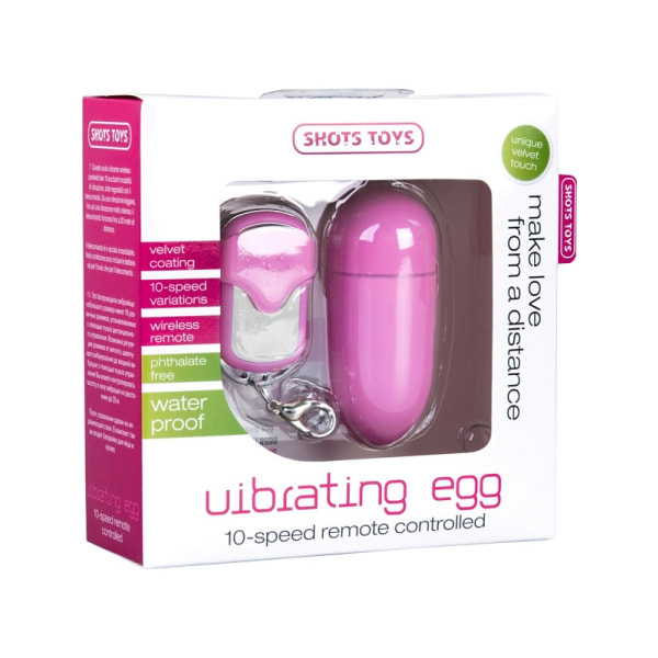 Shots Toys: Wireless Vibrating Egg Rosa Large