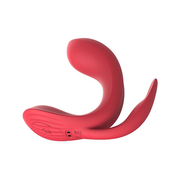 Kissen: Acein, Triple Orgasm Remote Vibrator Röd