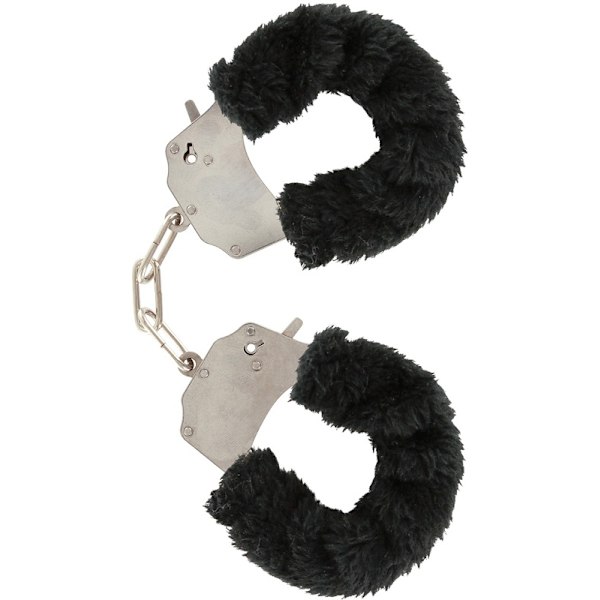 Toy Joy: Furry Fun Cuffs Plush Svart