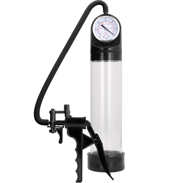 Pumped: Elite Pump with Advanced PSI Gauge Svart, Transparent