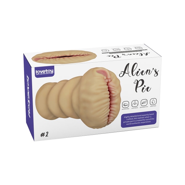 LoveToy: Alien's Pie Masturbator No.2, ljus Ljus hudfärg