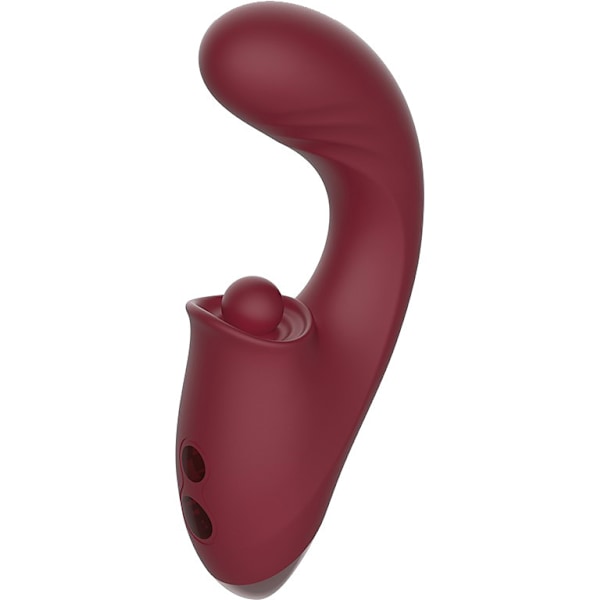 Kissen: Tide, Triple Orgasm Thrusting Vibrator Röd