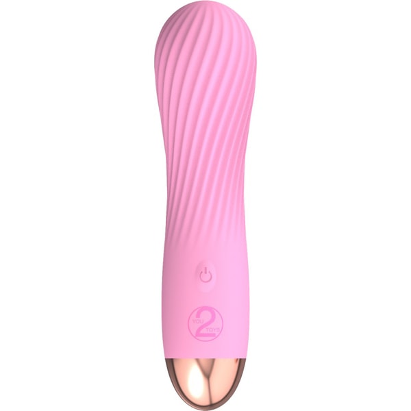 You2Toys: Cuties Pink, Ribbed Mini Vibrator Rosa