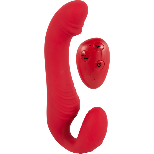 You2Toys: Remote Controlled Strapless Strap-On Röd