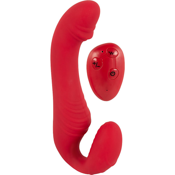 You2Toys: Remote Controlled Strapless Strap-On Röd