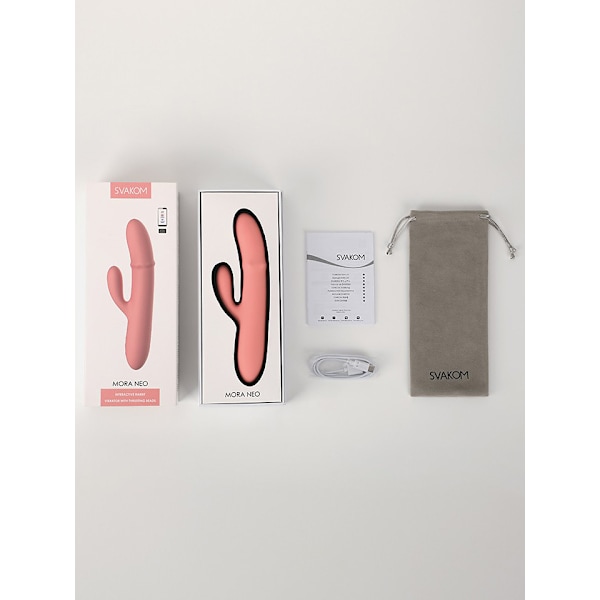 Svakom: Mora Neo, Interactive Rabbit Vibrator with Thrusting ... Rosa