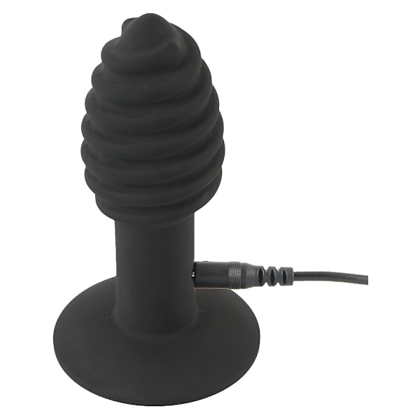 Black Velvets: Twist Butt Plug Svart