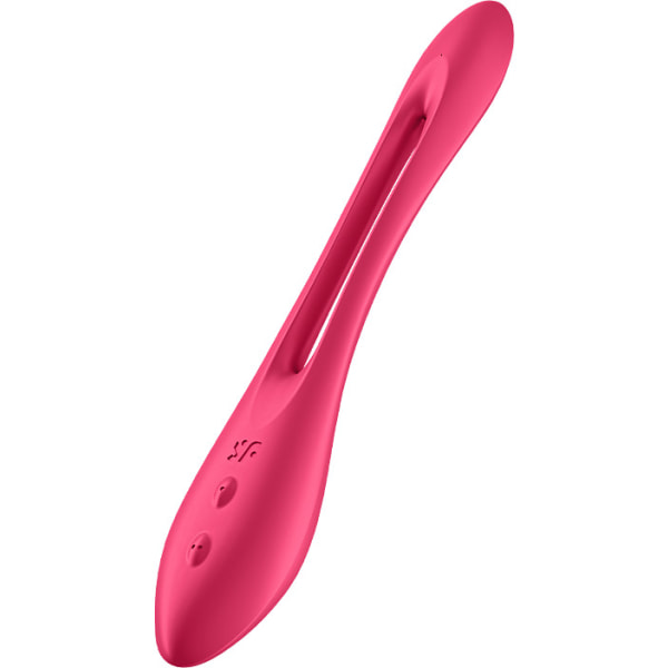 Satisfyer: Elastic Joy, Multi Vibrator, röd Röd