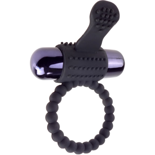 Pipedream C-Ringz: Vibrating Silicone Super Ring Svart