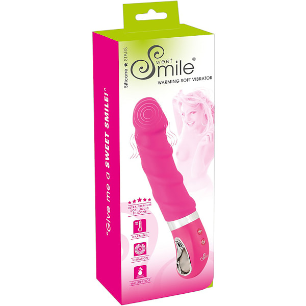 Sweet Smile: Warming Soft Vibrator, rosa Rosa