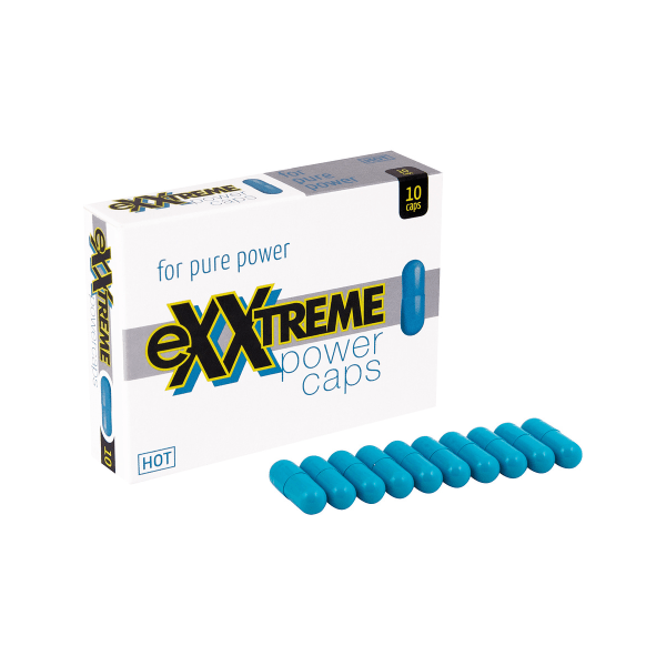 Hot: Exxtreme Man, Power Caps, 10 kapslar Blå