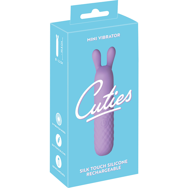 Cuties: Flexible Ears Mini Vibrator, 5th Generation Lila