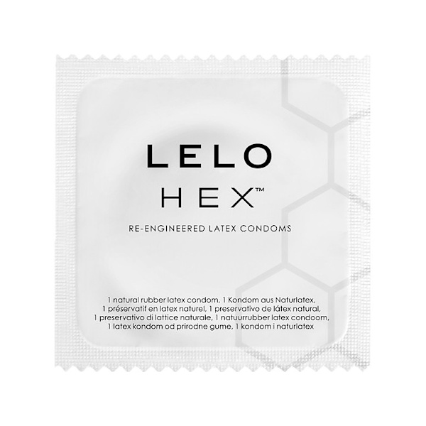 LELO: HEX, Kondomer Transparent 12-pack