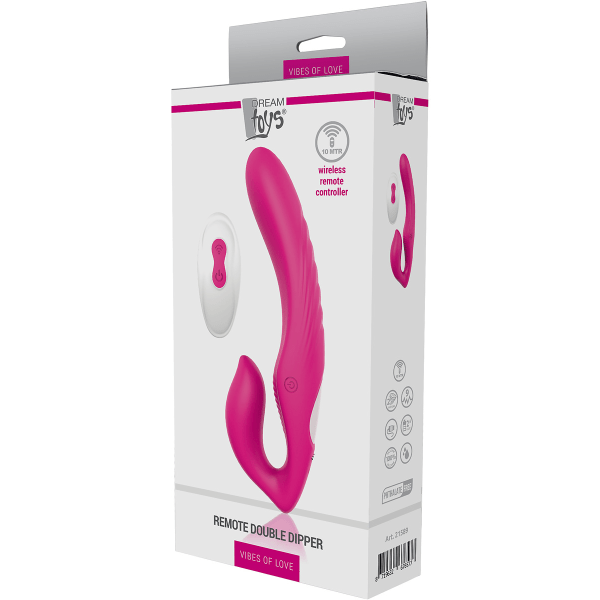 Dream Toys: Vibes of Love, Remote Double Dipper, rosa Rosa