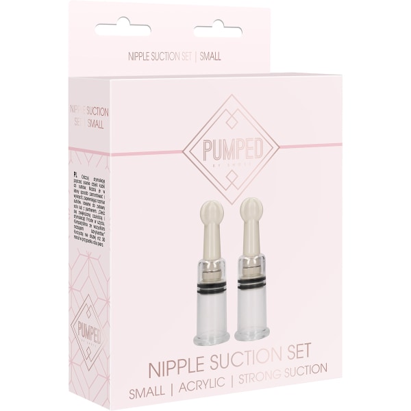 Pumped: Nipple Suction Set, small, transparent Transparent, Vit Small