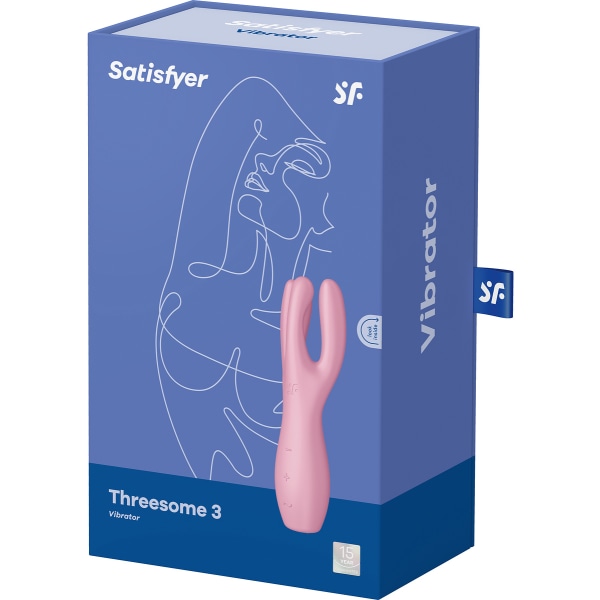 Satisfyer: Threesome 3 Vibrator, pink Rosa