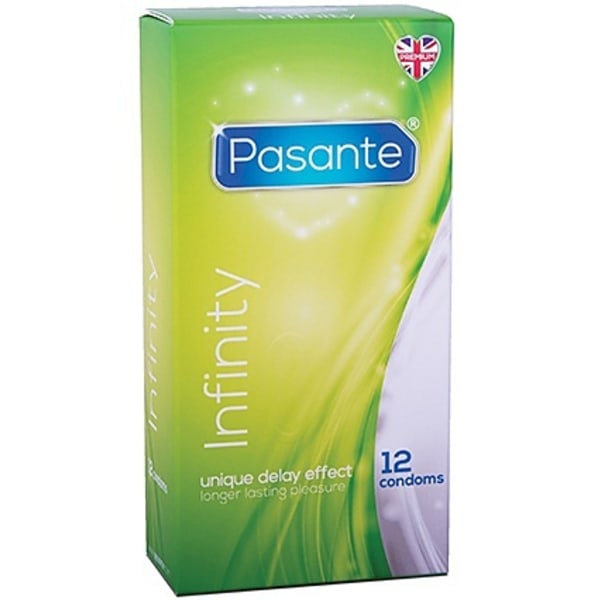 Pasante Infinity: Kondomer, 12-pack Transparent