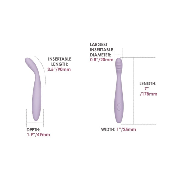 Svakom: Cici 2, App-Controlled Slim G-Spot Vibrator Lila