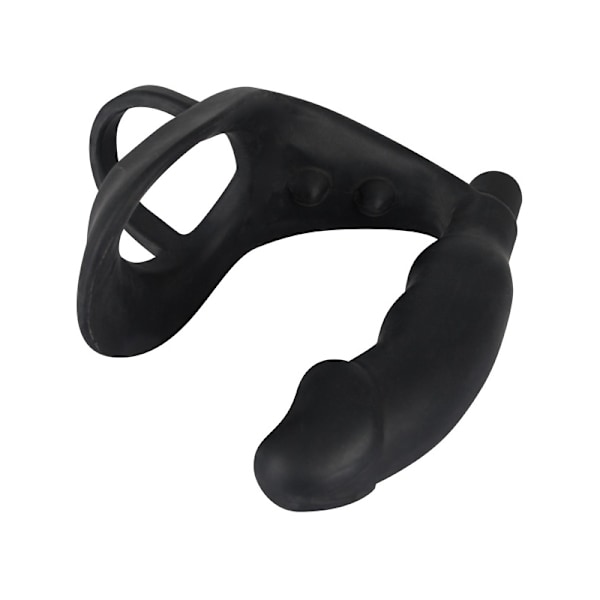 Black Velvets: Ring & Vibro Plug Svart