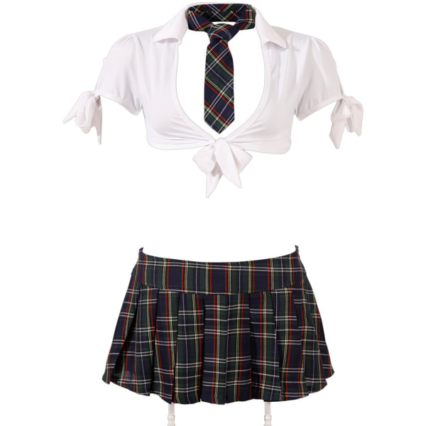 Cottelli Costumes: Schoolgirl Set Vit M
