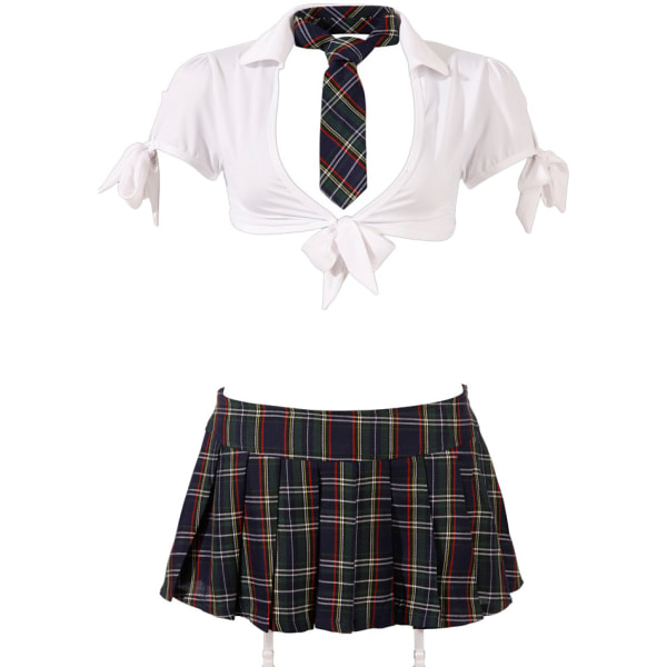 Cottelli Costumes: Schoolgirl Set Vit S