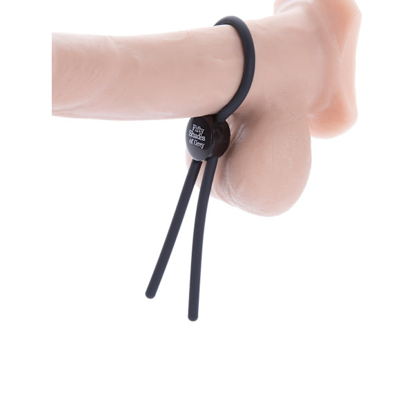 Fifty Shades of Grey: Again and Again, Adjustable Love Ring Svart