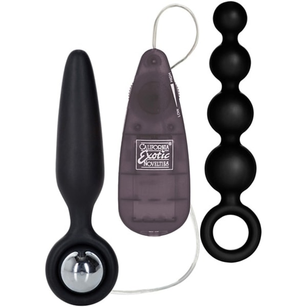 California Exotic: Booty Call Vibro Kit Silver, Svart