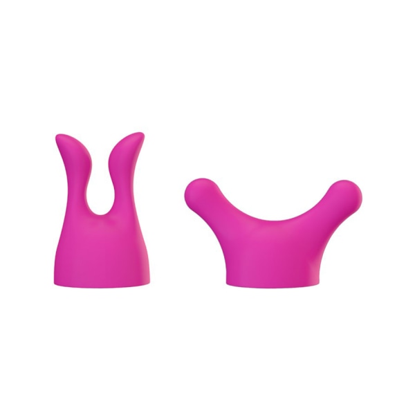 Palm Power: Palm Body, 2 Silicone Massager Heads Rosa