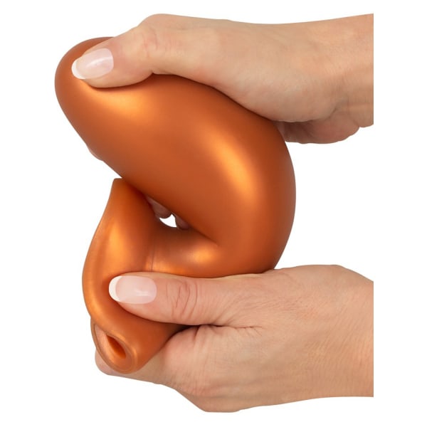 | 16 Soft Butt Orange Anos: cm with | 3ff8 | Big Suction Cup, Silikon Orange Fyndiq Plug