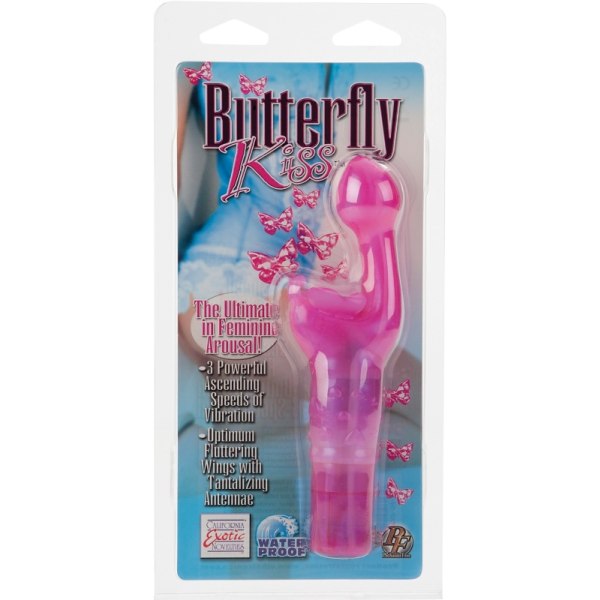 Butterfly Kiss: Vibrator, pink Rosa
