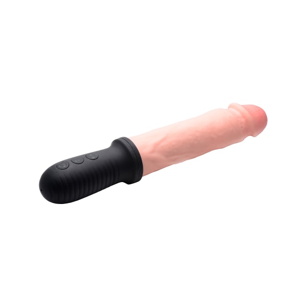 XR Master Series: 8X Auto Pounder, Thrusting Dildo Ljus hudfärg