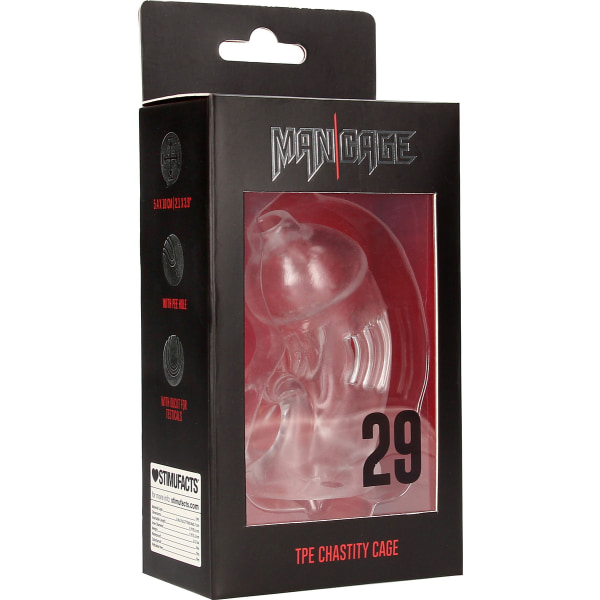 ManCage: Model 29, TPE, transparent Transparent