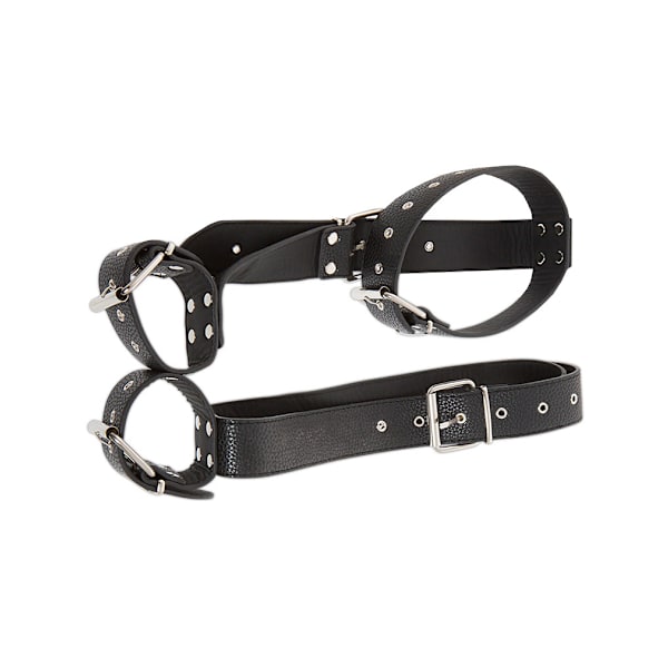 Bad Kitty: Neck Restraint with Handcuffs Svart