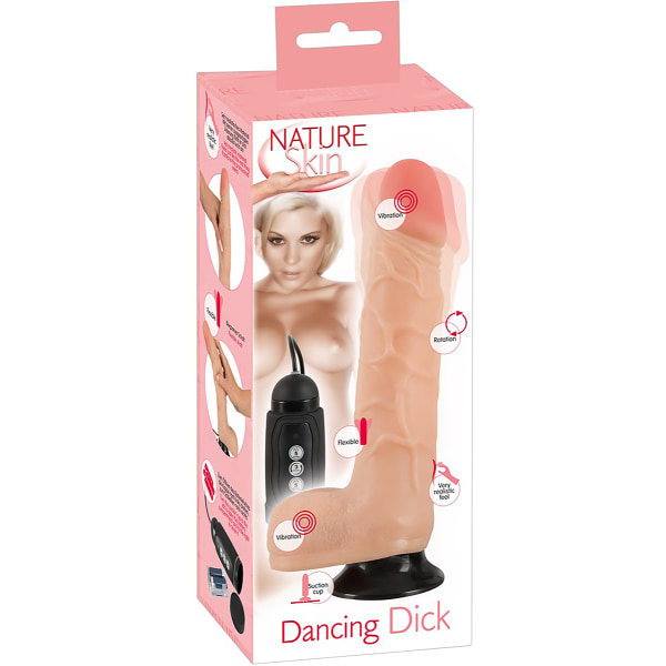Nature Skin: Dancing Dick, 26 cm Ljus hudfärg