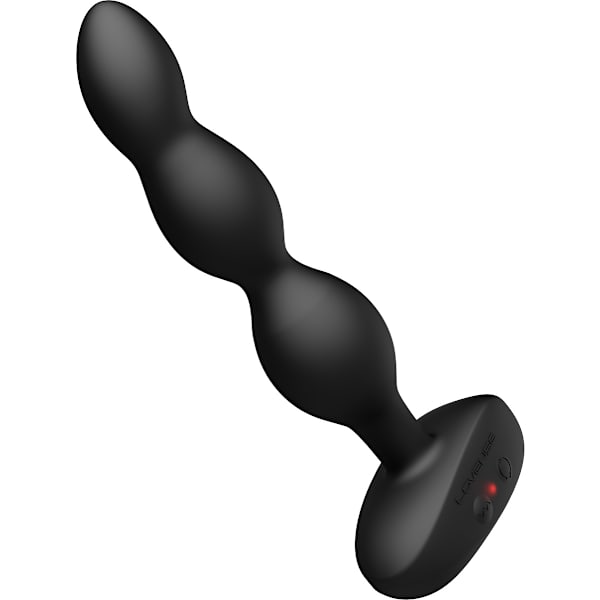 Lovense: Ridge, App Controlled Rotating Anal Beads Svart