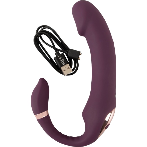JAVIDA: Nodding Tip Vibrator with Bendable Clit Stimulation Lila