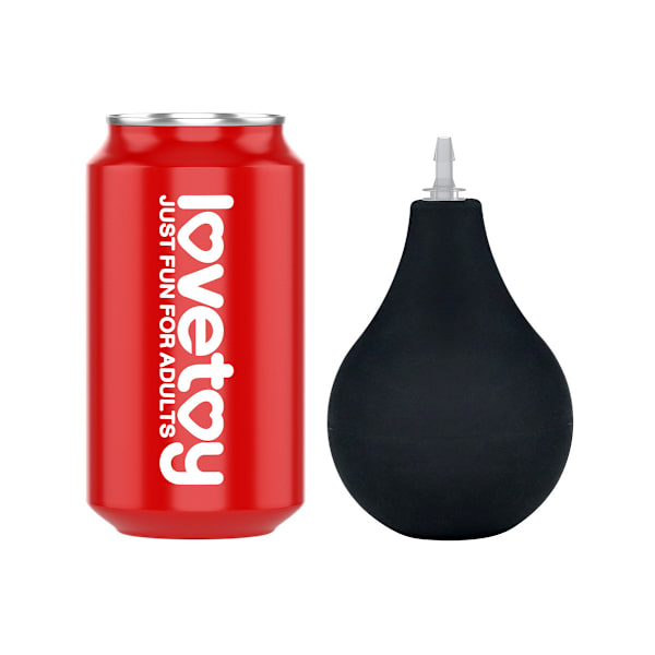 LoveToy: Squirt Extreme Dildo, 26 cm, svart Svart