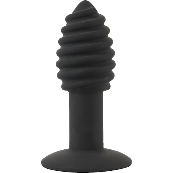 Black Velvets: Twist Butt Plug Svart