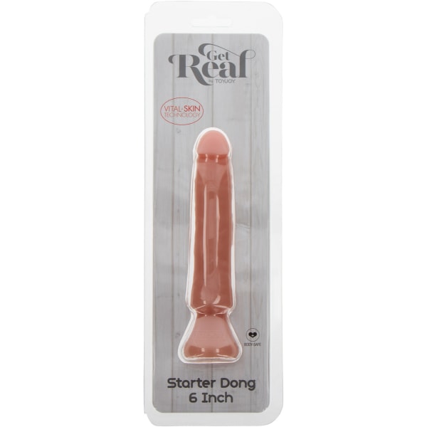 Toy Joy: Get Real, Starter Dong Dildo, 16 cm, ljus Ljus hudfärg
