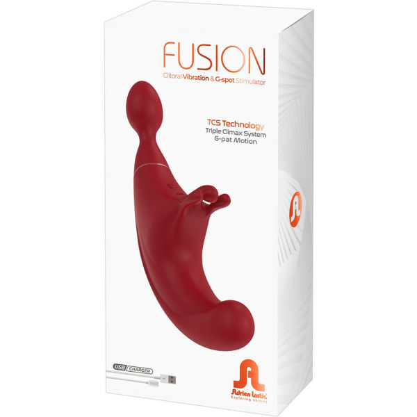 Adrien Lastic: Fusion, Clitoral Vibration & G-Spot Stimulator Röd