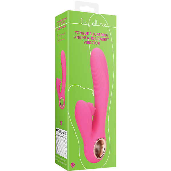 Loveline: Tongue Flickering and Heating Rabbit Vibrator Rosa