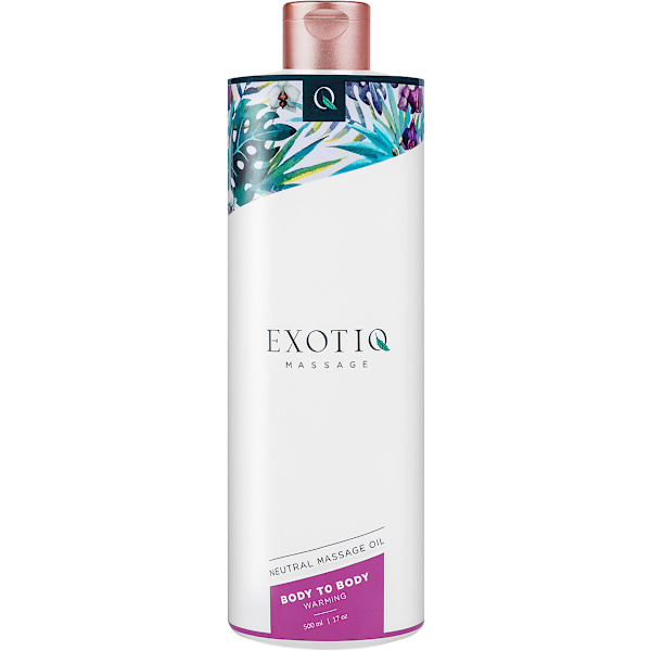 Exotiq: Neutral Massage Oil, Body to Body Warming, 500 ml