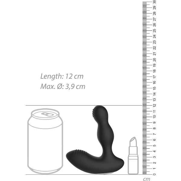 ElectroShock: Remote Prostate Massager, Vibrating & E-Stimula... Svart