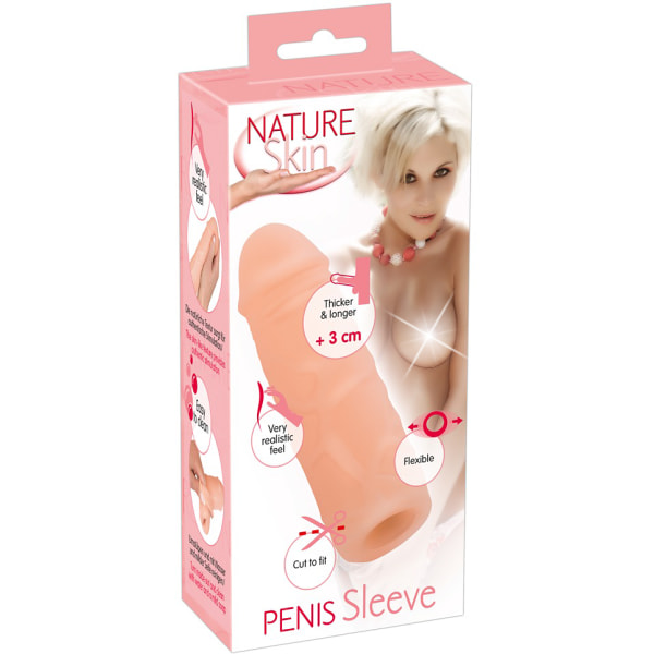 Nature Skin: Penis Sleeve Ljus hudfärg