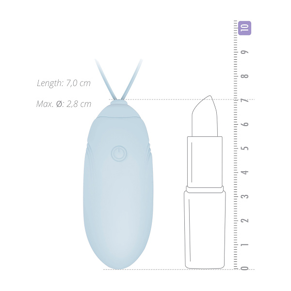 Luv Egg: Vibrating Egg Blå