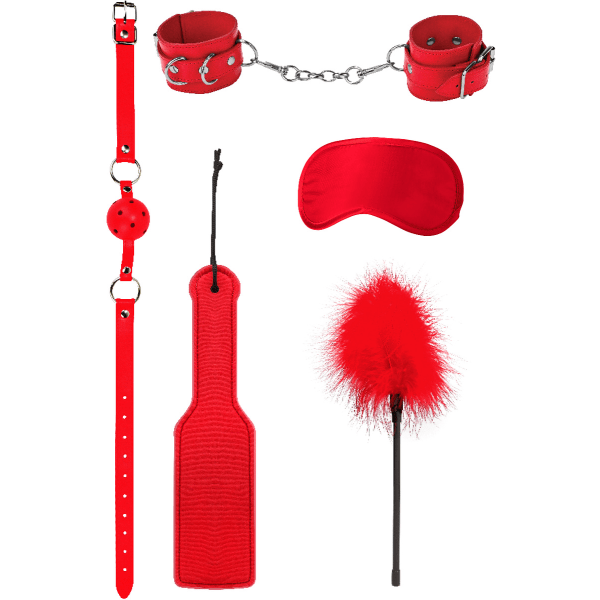 Ouch!: Introduktions Bondage Kit #4 Röd