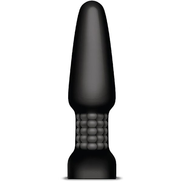 B-Vibe: Rimming 2, Waterproof Remote Control Vibrating Plug, ... Svart