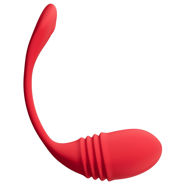 Lovense: Vulse, App-Controlled Thrusting Egg Vibrator Röd