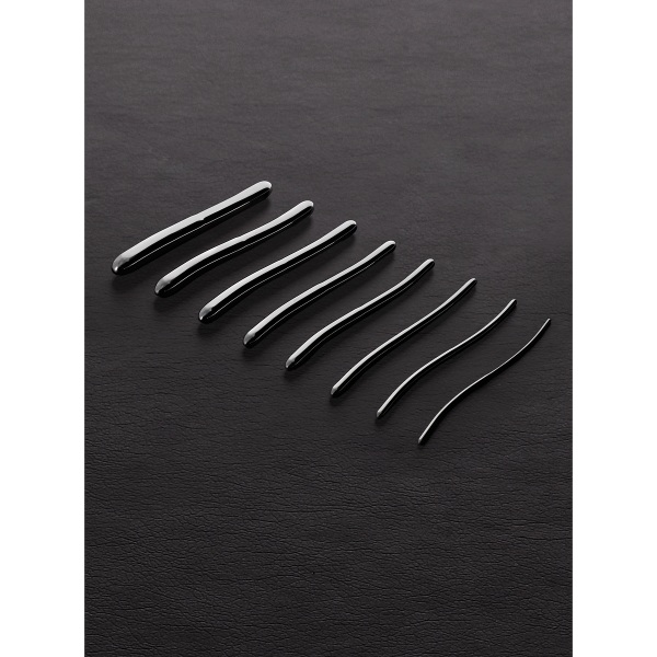 Triune: Hegar Sound Double End Dilator Set, 8 pieces Silver